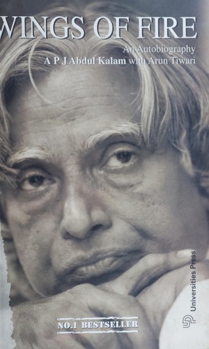 Cover of Wings of Fire: An Autobiography, by A. P. J. Abdul Kalam with Arun Tiwari.